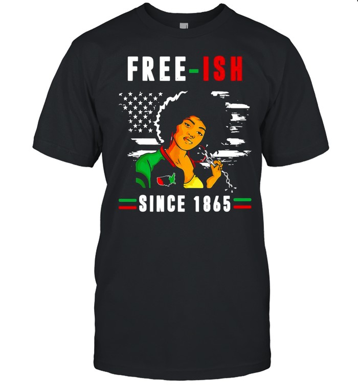 Black Pride Juneteenth Free Ish Since 1865 T-shirt Classic Men's T-shirt