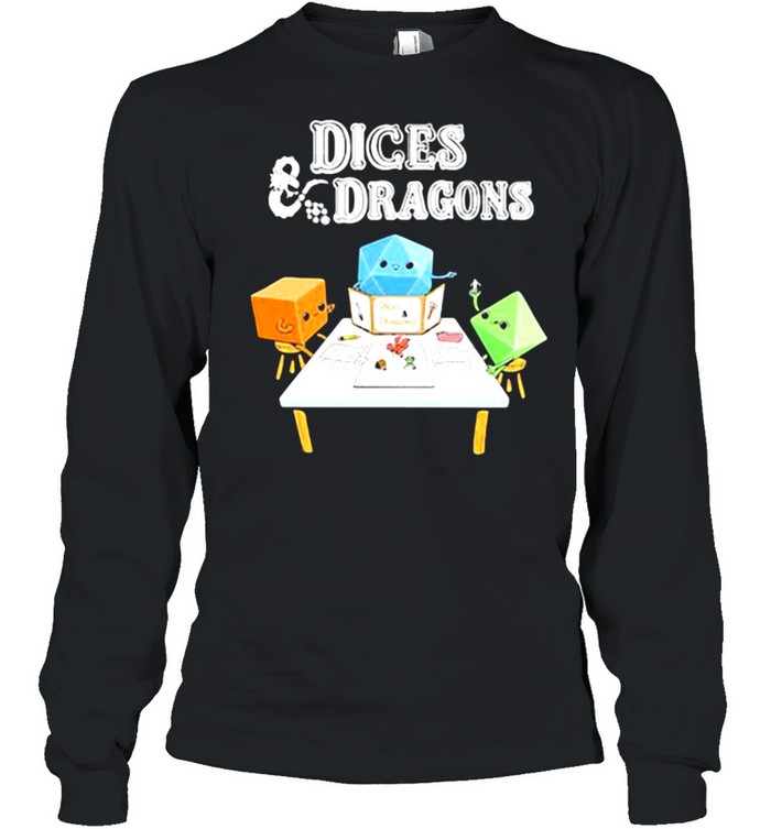 Dices & Dragons Long Sleeved T-shirt