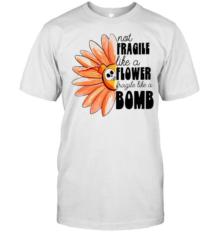 Frida Kahlo not fragile like a flower fragile like a bomb shirt Classic Men's T-shirt