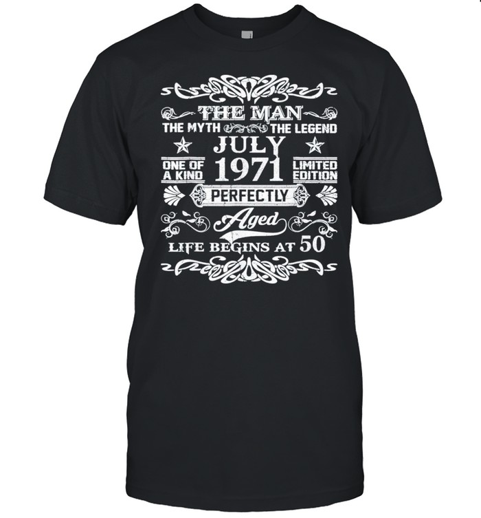 July 1971 50th Birthday 50 Year Old Classic shirt Classic Men's T-shirt