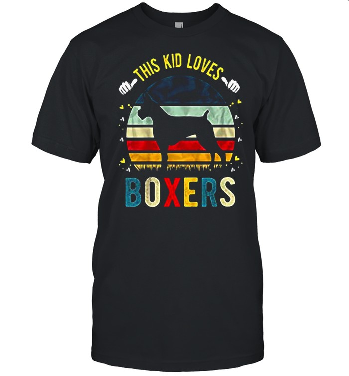 This Kid Loves Boxers shirt Classic Men's T-shirt
