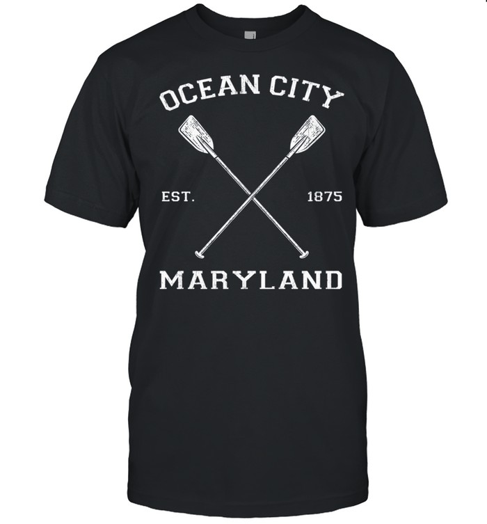 Vintage Ocean City Maryland Urlaub Langarmshirt shirt