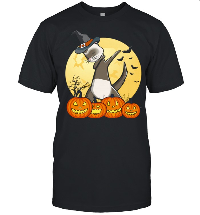 Dabbing Ferret Dab Dance Pet Halloween shirt Classic Men's T-shirt