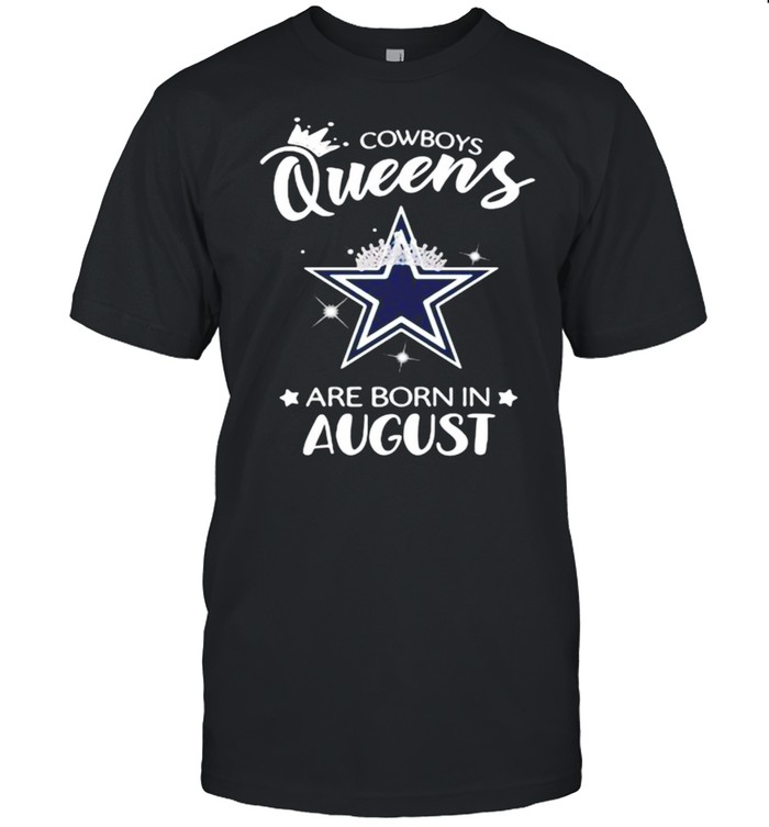 Cowboy Queens Are Born In August Crown  Classic Men's T-shirt