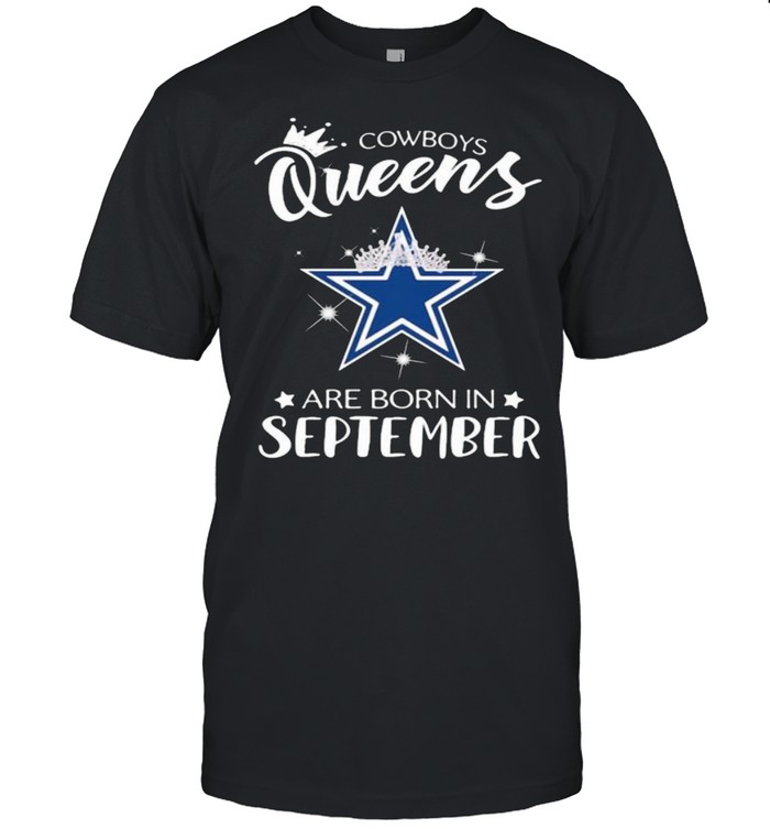 Cowboy Queens Are Born In September Crown  Classic Men's T-shirt