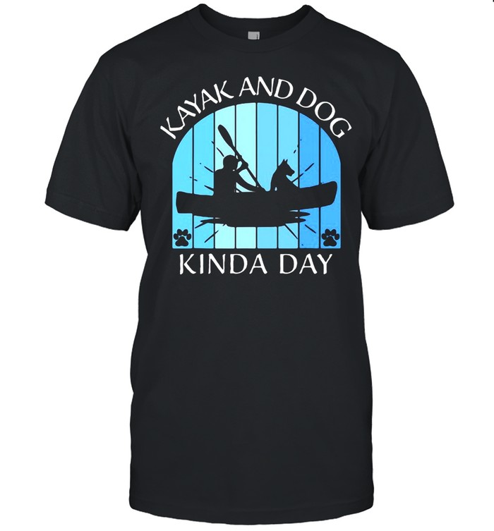 Kayak Kayaking Dog Boating Summer Clothing Graphics T-shirt Classic Men's T-shirt