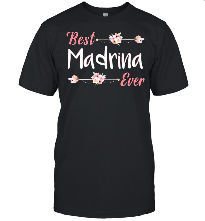 Best Madrina Ever Spanish Godmother Floral T-shirt Classic Men's T-shirt