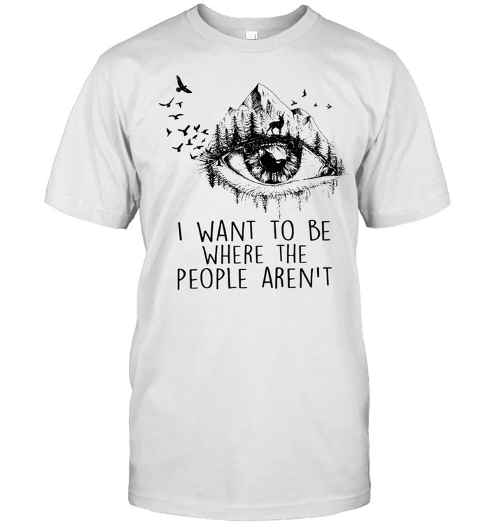 Eyes I want to be where the people arent shirt Classic Men's T-shirt