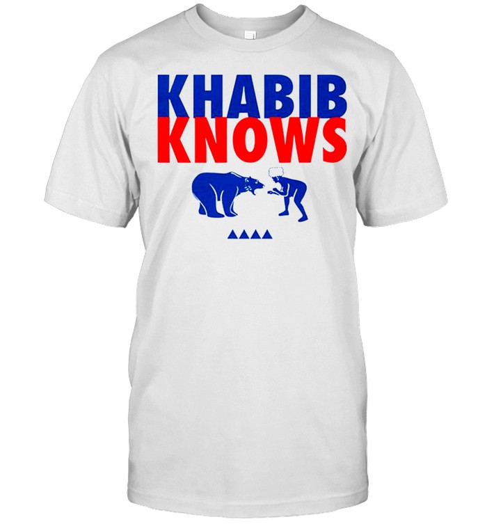 Khabib Knows nurmagomedov russian mixed martial artist fighting a bear shirt Classic Men's T-shirt