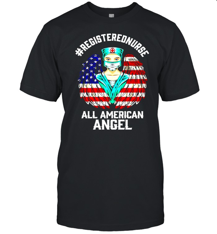 Registered nurse all American angel 4th of july shirt Classic Men's T-shirt