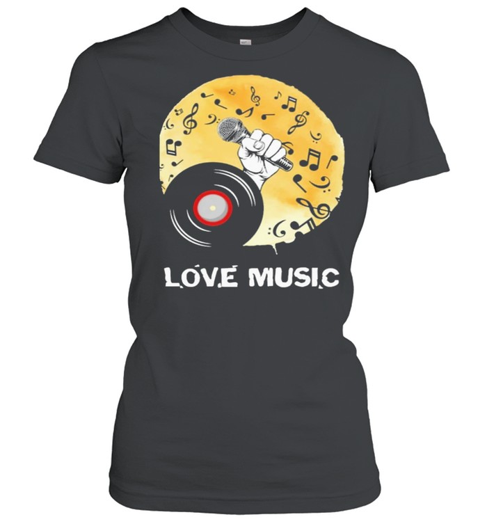 Love Music shirt Classic Women's T-shirt
