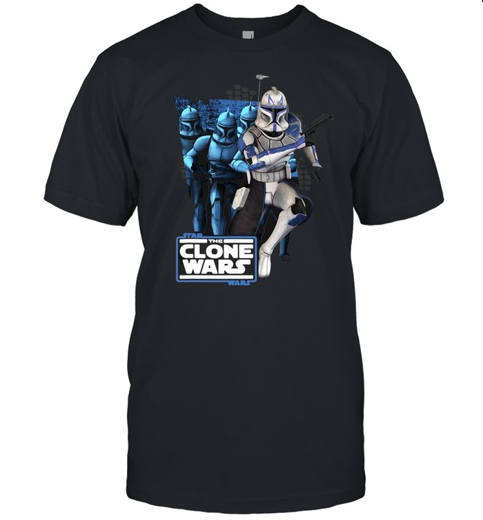 Star Wars The Clone Wars Clone Captain Rex Mashup T-shirt Classic Men's T-shirt
