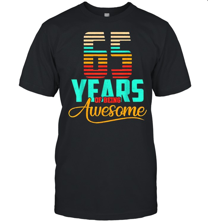65 Years Of being Awesome T- Classic Men's T-shirt