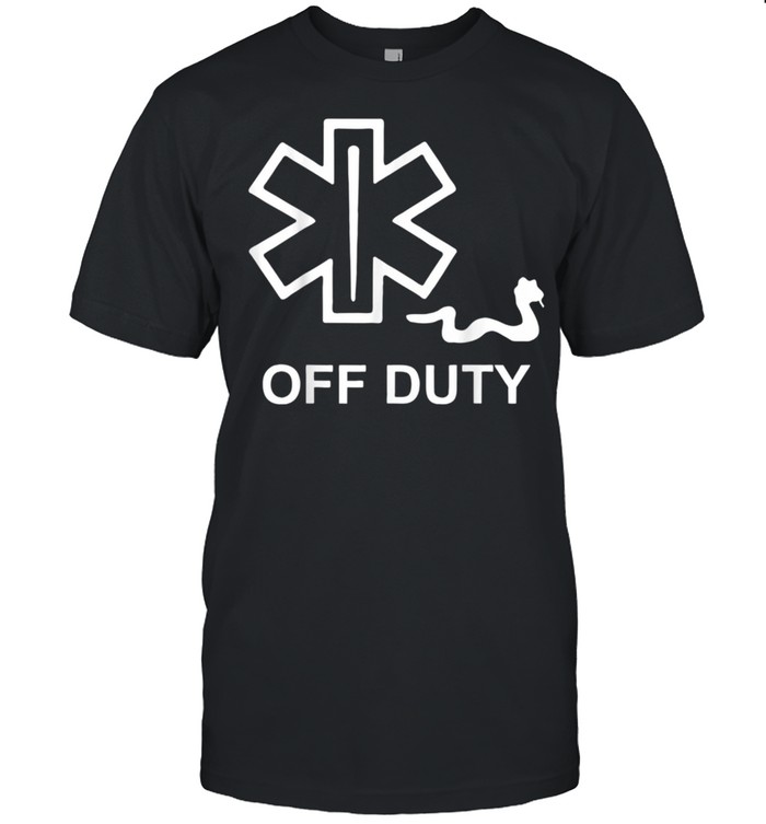 EMT  Off Duty Paramedic Medic Emergency shirt Classic Men's T-shirt