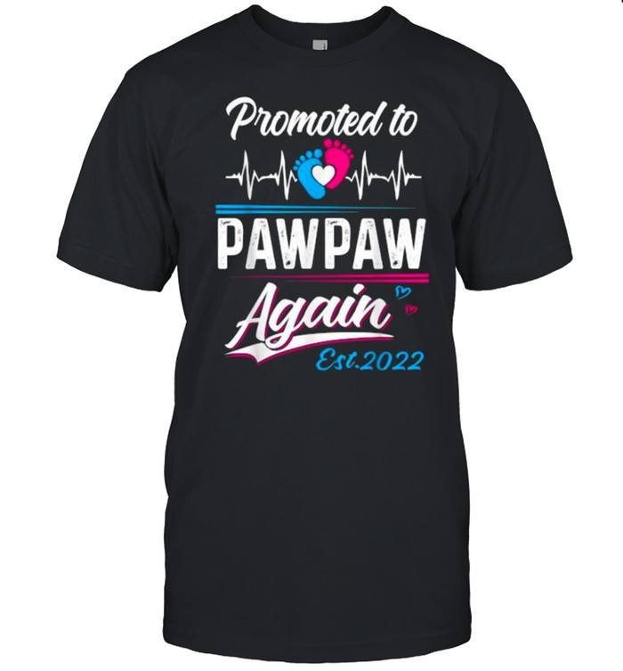 Promoted To Pawpaw Again EST 2022 T-Shirt