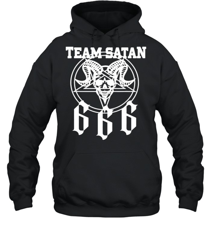 Team satan skull stars shirt Unisex Hoodie