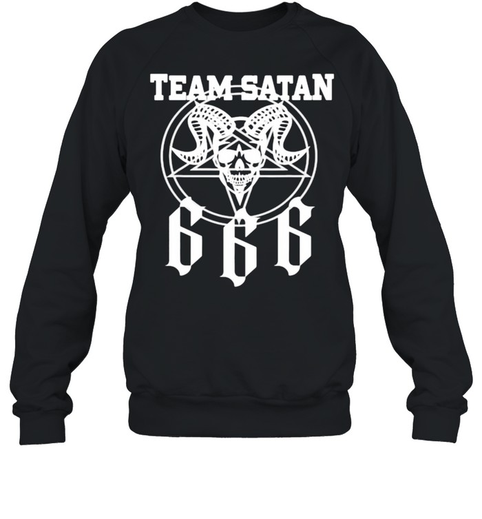 Team satan skull stars shirt Unisex Sweatshirt