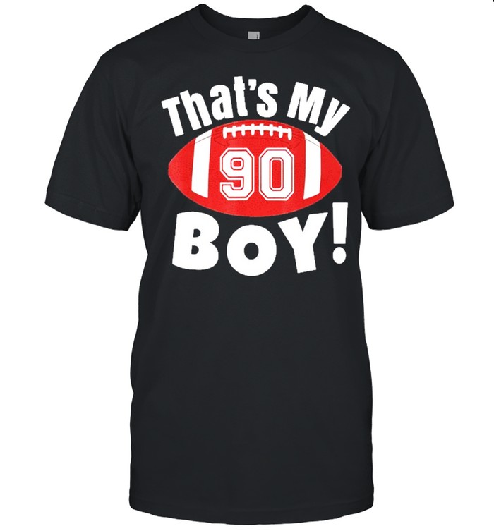 Football Player Thats My Boy Cheer Mom Dad Team shirt Classic Men's T-shirt