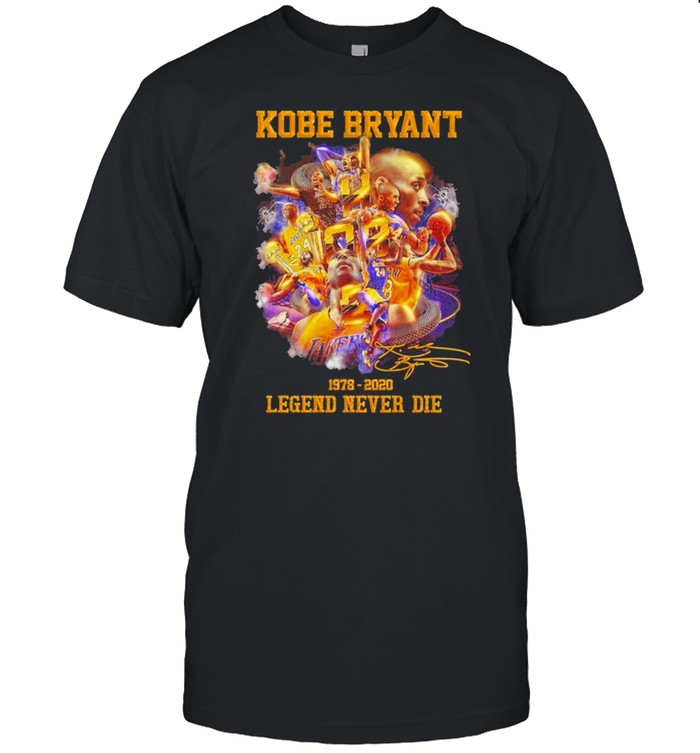 Kobe Bryant 1978 2020 Legend Never Die signature shirt