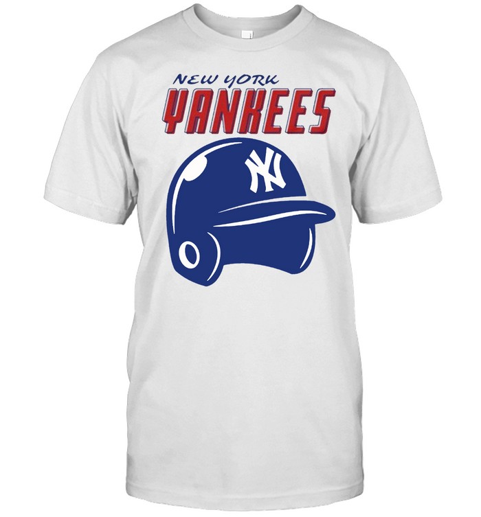 New York Yankees Baseball Helmet Short shirt Classic Men's T-shirt