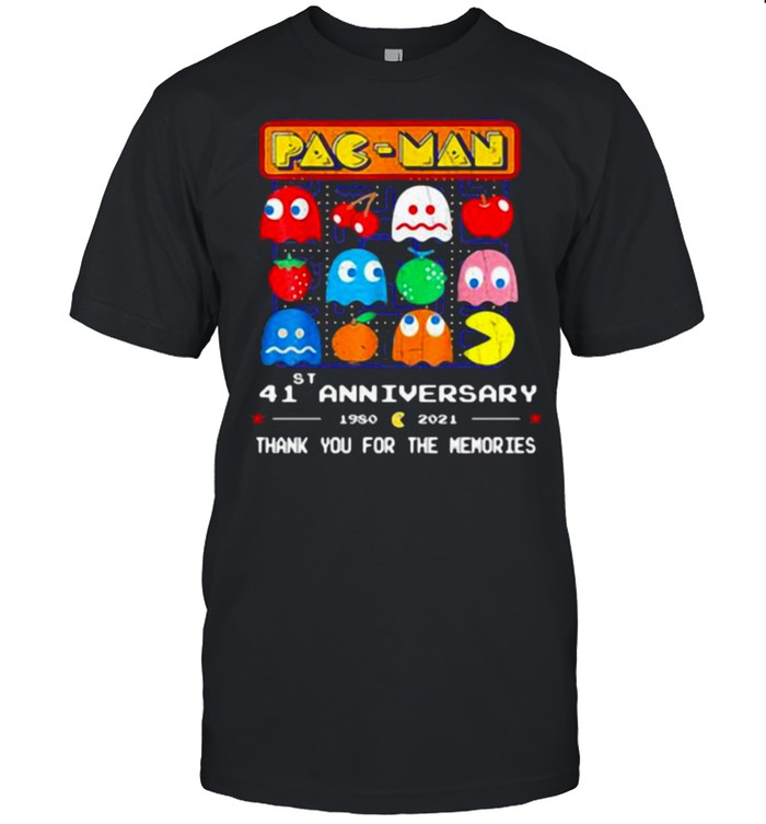 PAc MAn 41st Aniversary Thank You For The Memories Shirt