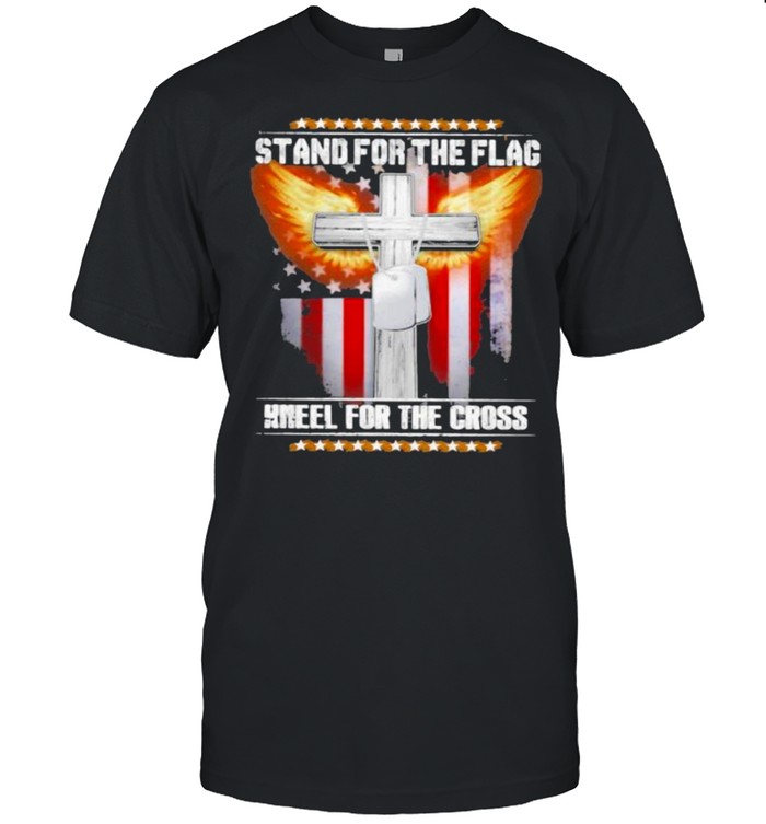 Stand for the flag kneel for the cross shirt Classic Men's T-shirt