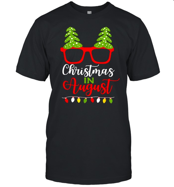 Christmas In August Santa In Summer Vacation Shirt