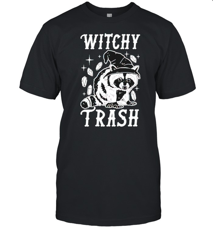 Raccoon witchy trash shirt