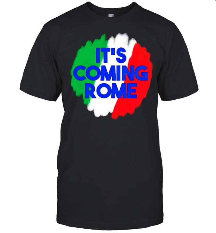 Italia champion its coming Rome shirt