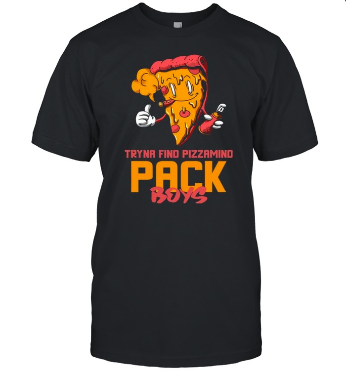 Tryna Find Pizzamind Pack Boys shirt Classic Men's T-shirt