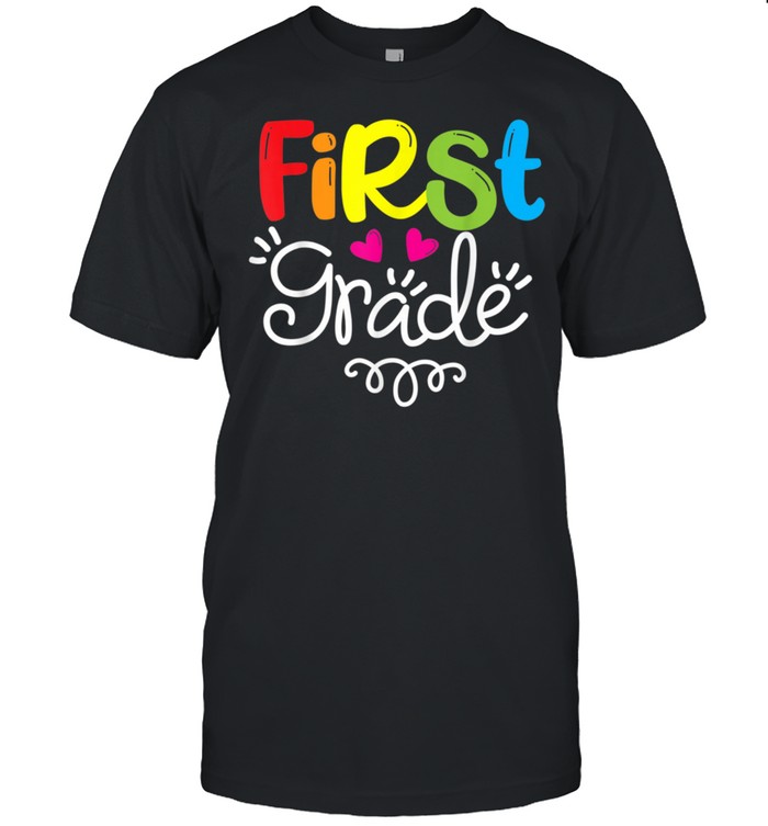 First Grade Girls Boys Teacher Team 1st Grade Squad shirt Classic Men's T-shirt