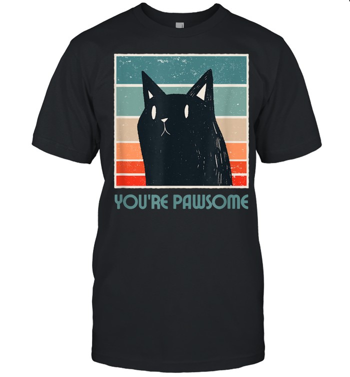 You are pawsome Cat Design shirt Classic Men's T-shirt