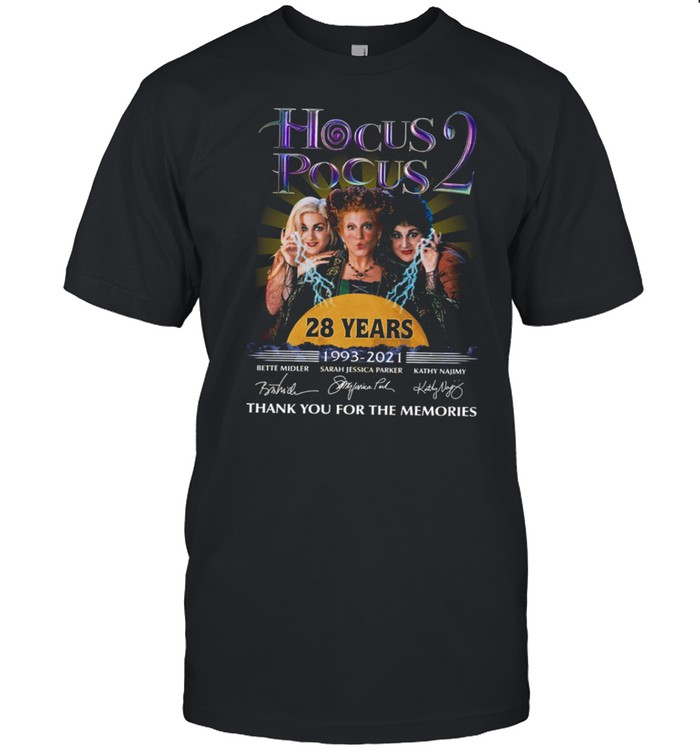 Hocus pocus 2 28 years 1993 2021 thank you for the memories shirt Classic Men's T-shirt