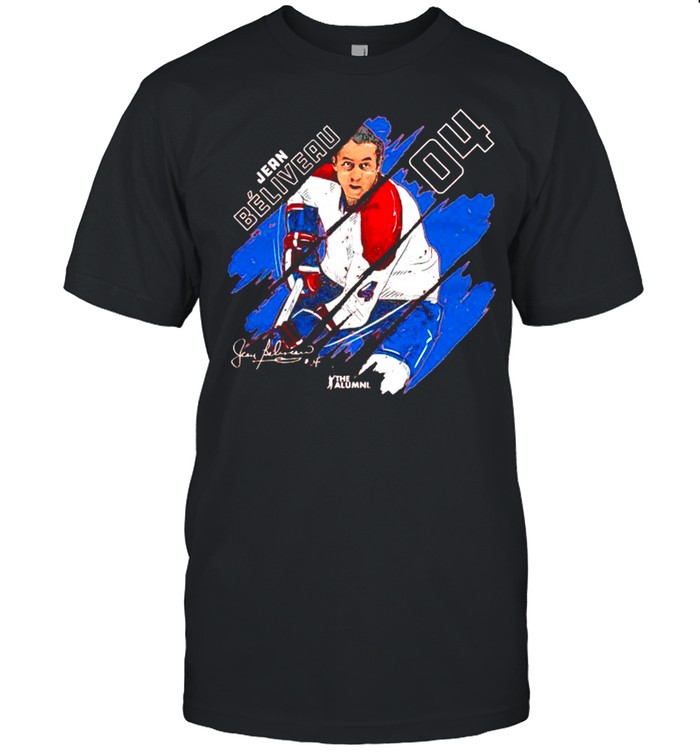Montreal NHLA 04 Jean Beliveau Stripes shirt Classic Men's T-shirt