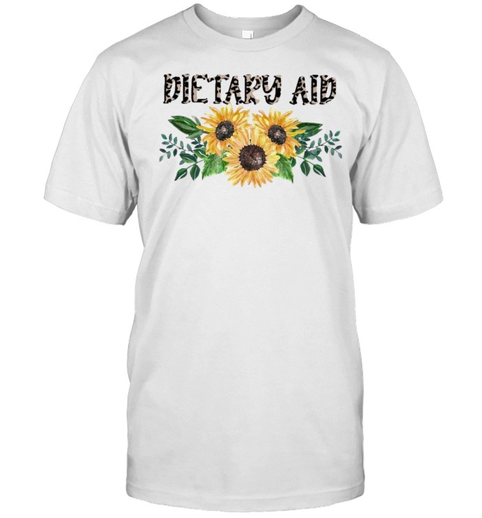 Dietary Aid Leopard Sunflower 2021 shirt