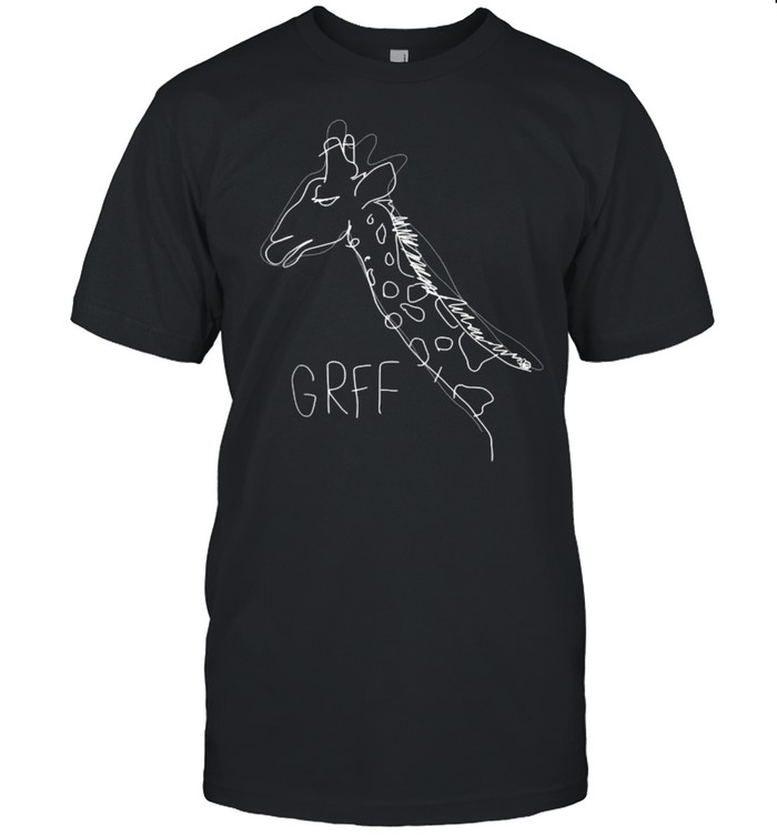 GRFF Abstract Blind Contour Giraffe Shirt