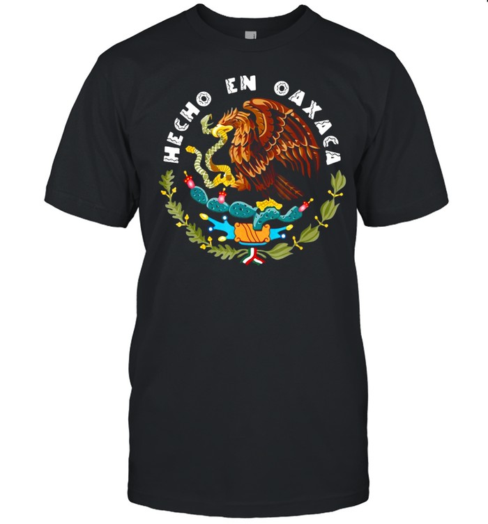 Hecho En Oaxaca  Camisa De Mexico Mexican Flag Crest T-shirt Classic Men's T-shirt