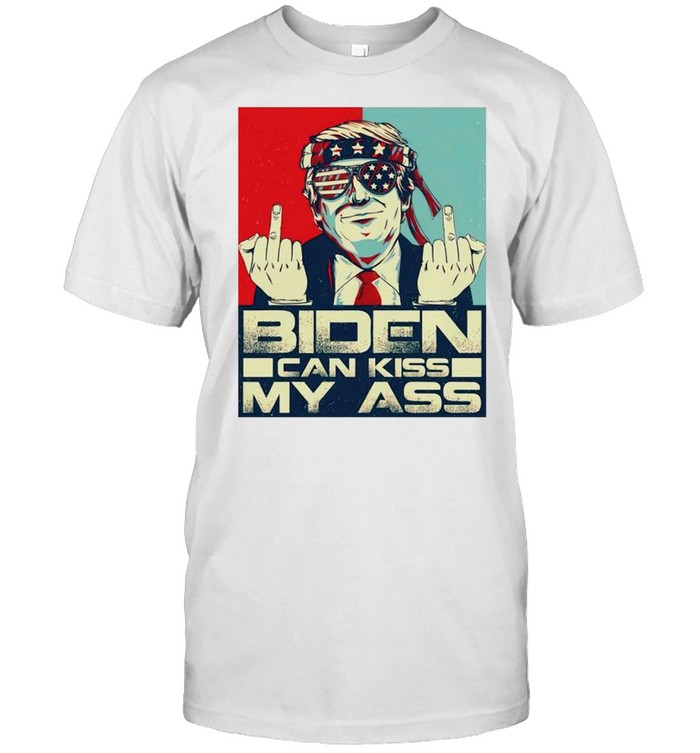 Trump fuck Biden can kiss my ass shirt Classic Men's T-shirt