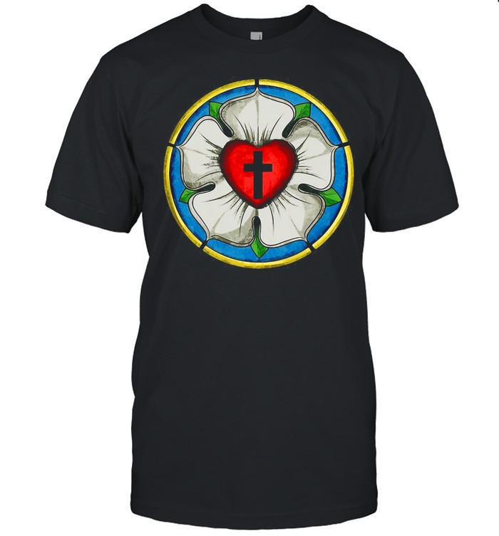 Luther Rose Seal Lutheran Symbol Christian Cross T-shirt Classic Men's T-shirt