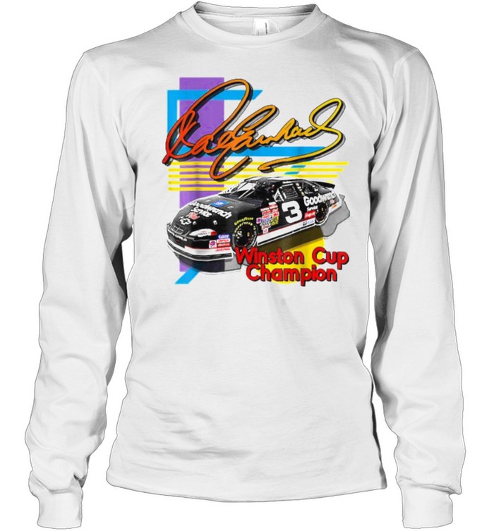 Dales Earnhardts Intimidator Winston Cup Champion T- Long Sleeved T-shirt