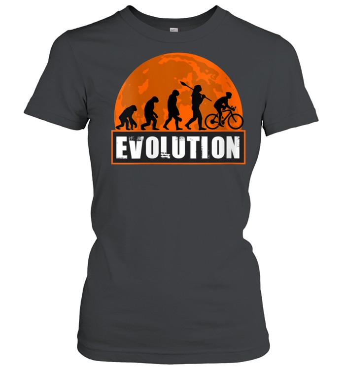 Cycling, Cyclist Human Evolution shirt Classic Women's T-shirt