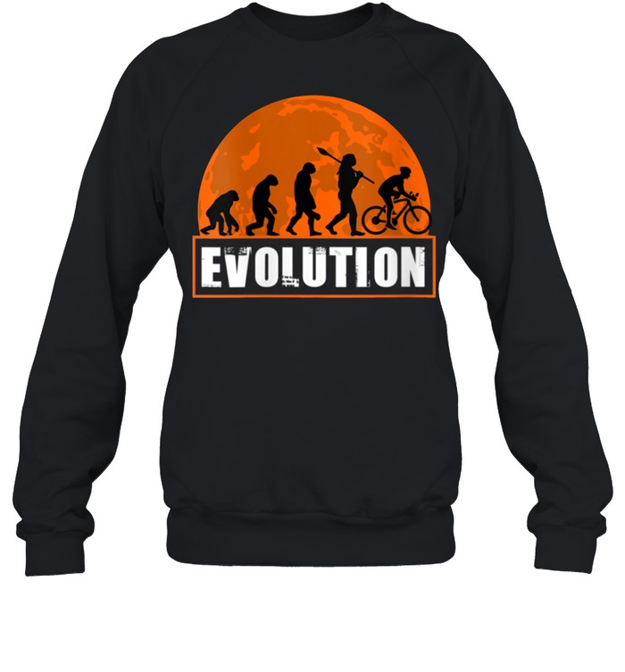 Cycling, Cyclist Human Evolution shirt Unisex Sweatshirt