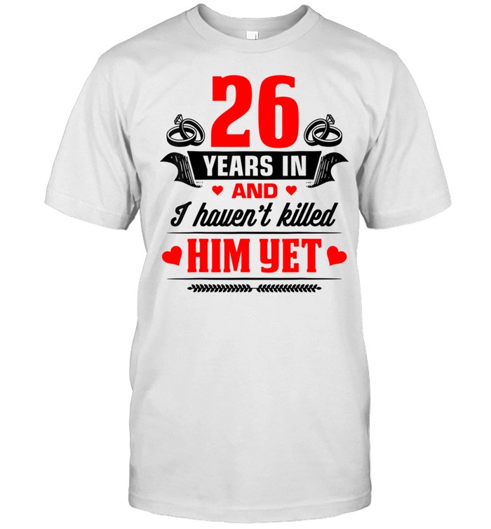 26th Wedding Anniversary Couples For Wife Her shirt Classic Men's T-shirt