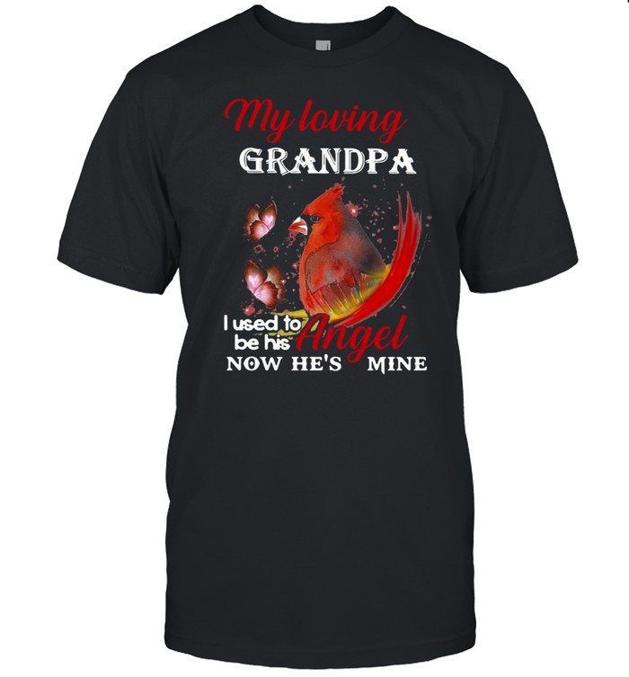 My Loving Grandpa I Used To Be His Angel Now He’s Mine T-shirt Classic Men's T-shirt