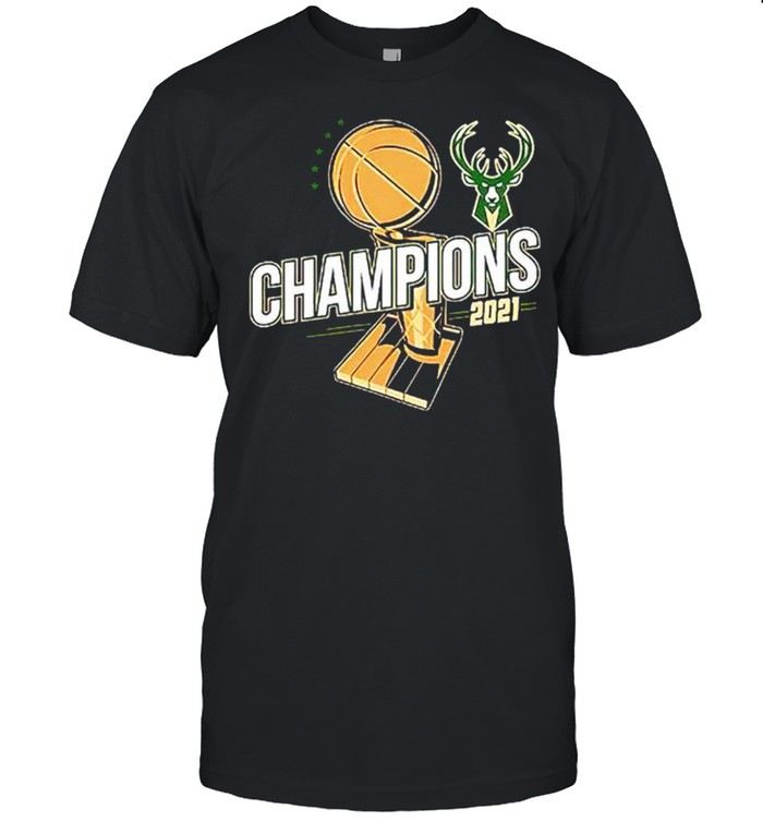 2021 NBA Champions Bold Milwaukee Bucks shirt