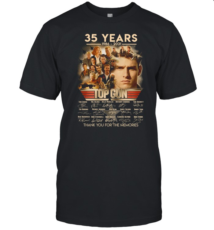 35 years 1986 2021 top gun thank you for the memories shirt Classic Men's T-shirt