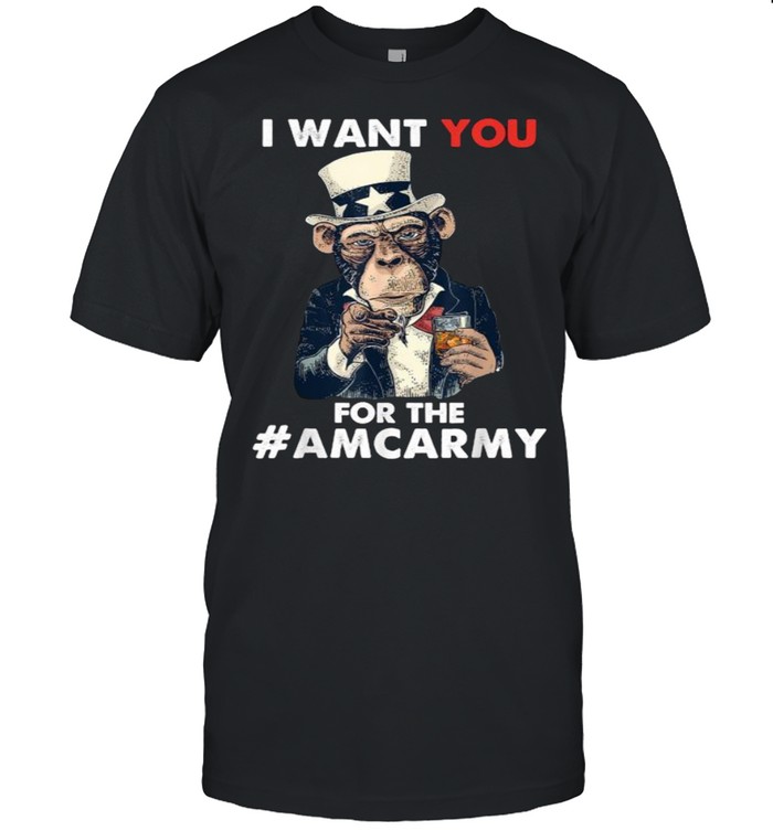 I want you for the amcarmy monkey t-shirt Classic Men's T-shirt