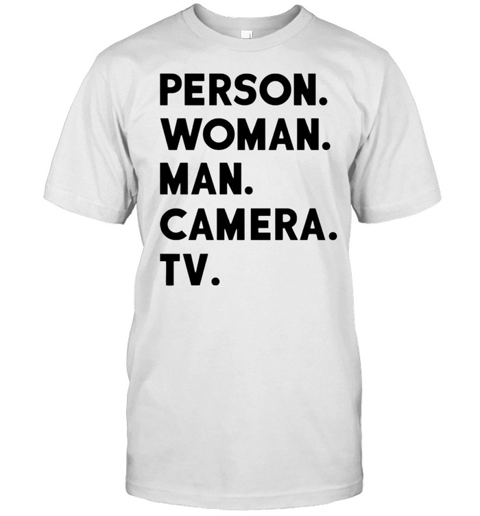 Person women man camera TV shirt