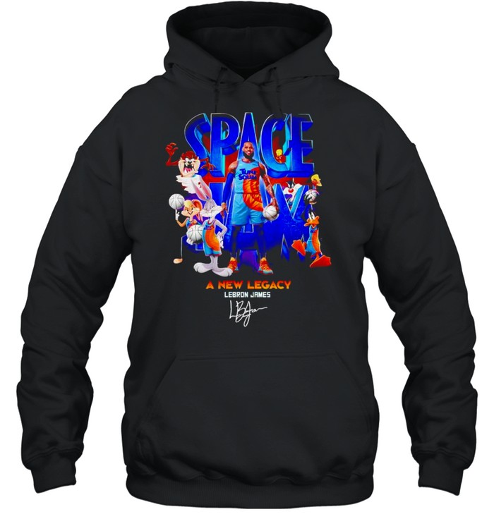 Space Jam a new legacy Lebron James signature shirt Unisex Hoodie