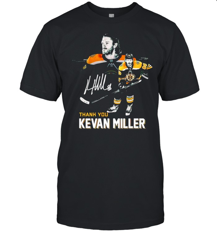 Boston Bruins thank you Kevan Miller signature shirt Classic Men's T-shirt